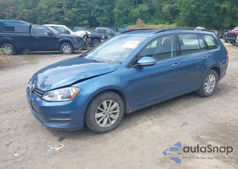 2015 Volkswagen Golf Sportwagen Tsi S 4-Door from USA, damaged, VIN 3VWC17AU7FM501300